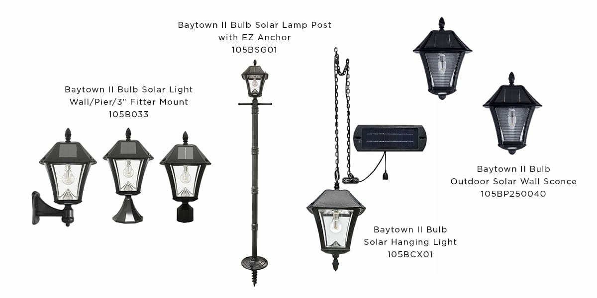 Baytown II Bulb Solar Lights