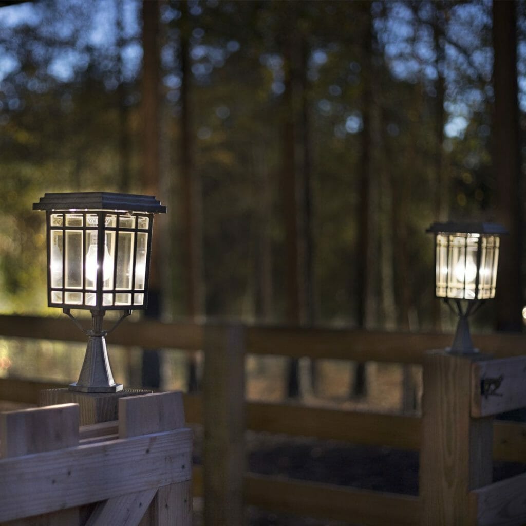 solar lighting for outdoor space