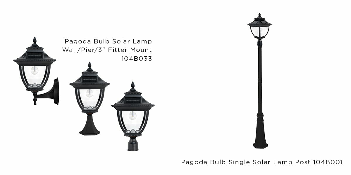 Solar Light Collections with Asian Influence